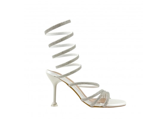 Sandalia De Tacón Alto Correa Espiral